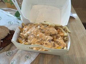 Iconic fries are a must !!  at Plant Power Fast Food - Craig Rd in Las Vegas