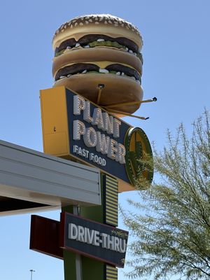 Sign  at Plant Power Fast Food - Craig Rd in Las Vegas