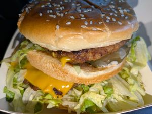 Big zac at Plant Power Fast Food - Craig Rd in Las Vegas