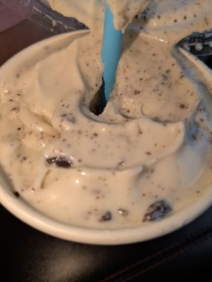 Cookies and cream snow day at Plant Power Fast Food - Craig Rd in Las Vegas