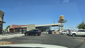 Outside at Plant Power Fast Food - Craig Rd in Las Vegas