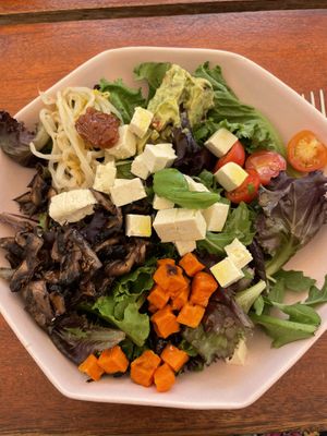 vegan salad!  at Bruncheria Fresh Food & Smoothies in Tavira