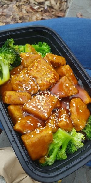 Sesame 'chicken' at Black Bamboo in West Hartford