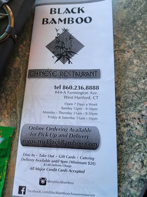  at Black Bamboo in West Hartford