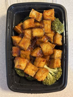 General tso’s tofu  at Black Bamboo in West Hartford