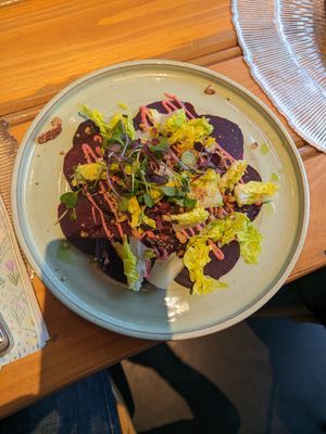 Beet carpaccio at Kasteelhoeve in Geldrop