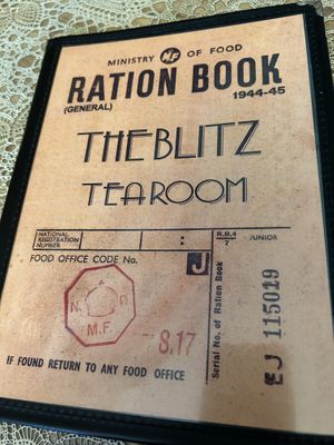   at The Blitz Tearoom in Weston-super-mare