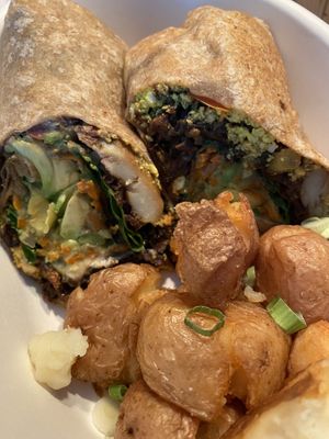 I am nourished. at Cafe Gratitude- Larchmont in Hollywood