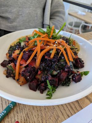 I Am Devastated at Cafe Gratitude- Larchmont in Hollywood