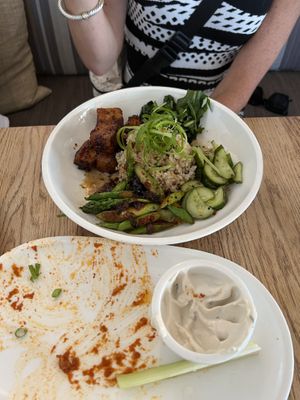 I am Kansha  at Cafe Gratitude- Larchmont in Hollywood