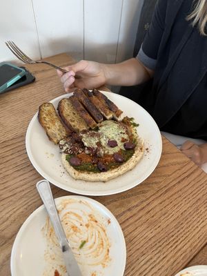 I am welcoming    at Cafe Gratitude- Larchmont in Hollywood