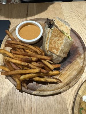   at Cafe Gratitude- Larchmont in Hollywood