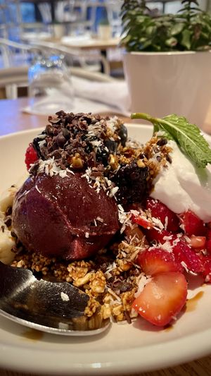 Breakfast for dinner   at Cafe Gratitude- Larchmont in Hollywood