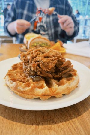   at Cafe Gratitude- Larchmont in Hollywood