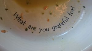 Inside salad at Cafe Gratitude- Larchmont in Hollywood