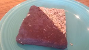 Raw dessert at Cafe Gratitude- Larchmont in Hollywood