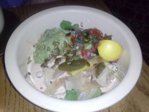 'I Am Mucho' bowl at Cafe Gratitude- Larchmont in Hollywood