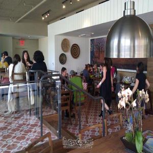 Interior at Cafe Gratitude- Larchmont in Hollywood