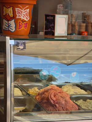 Lots of choice, every flavour is delicious! 😋 at Gelato Magia in Tavira