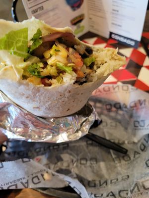 Build your own burrito at Condado Tacos in Strongsville