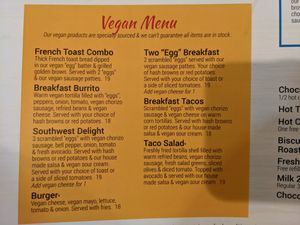 New Vegan Options at Biscuits Cafe in Portland