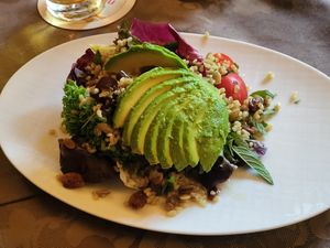 Couscous with avocado at Gasthaus Vilstalsäge in Pfronten