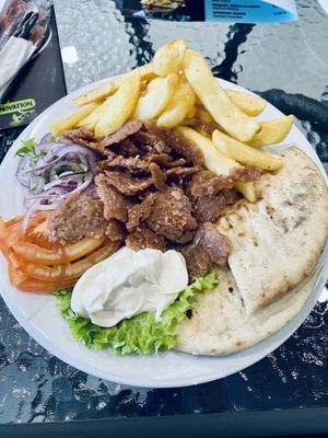 Gyros  at Gyros House in Kalampaka