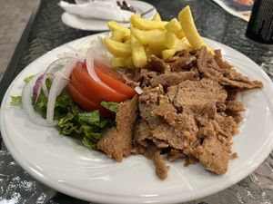 Gyros Plate  at Gyros House in Kalampaka