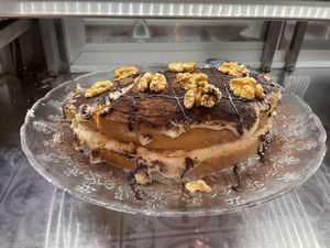 Dessert at Roka Cafe in Istanbul