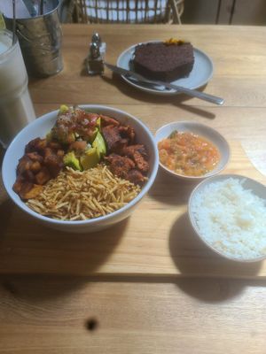 Breakfast for a king at Mija  in Medellin