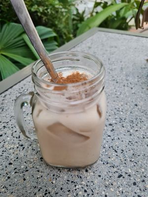 chai latte at Mija  in Medellin