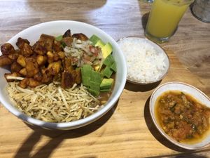 Bean bowl   at Mija  in Medellin