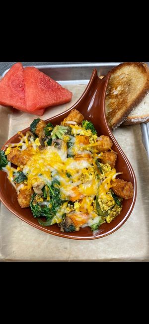 Vegan urban skillet  at Maple & Rye in Laporte