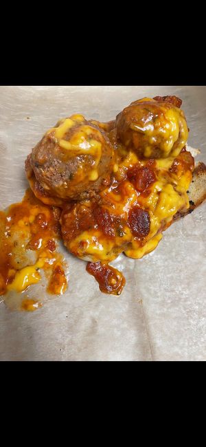 Vegan meatball sub!  at Maple & Rye in Laporte