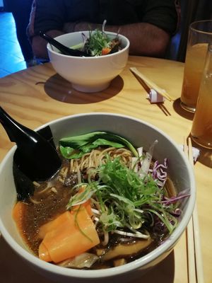Vegan Shoyu Ramen #Veganuary at Kombu in Antigua