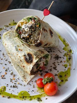 The Falafel you should try! at Purple Cafe in Accra