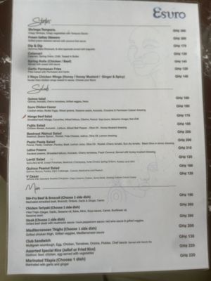   at Purple Cafe in Accra