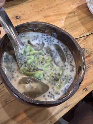 Es Cendol. Yummy. Wonderfully not too sweet!   at Loving Hut Express - Gejayan in Yogyakarta