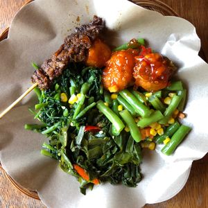 Plenty of greens at Loving Hut Express - Gejayan in Yogyakarta