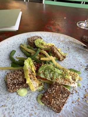 Mushroom polenta (vegan)  at LAUCH in Basel