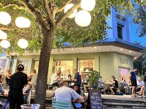 Outside  at LAUCH in Basel