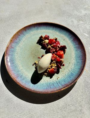 dessert at LAUCH in Basel