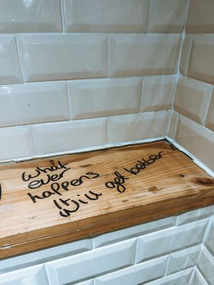 Positivity from the loo 🚽   at Antojitos - The Dog House in Edinburgh