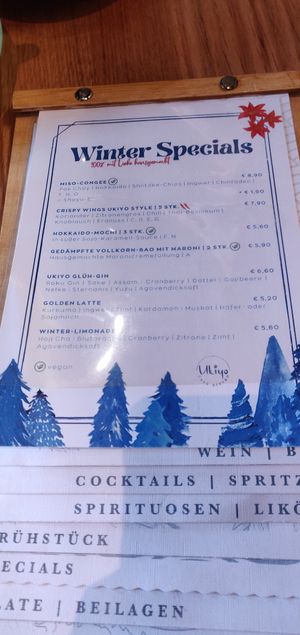 Winter Specials at Ukiyo in Vienna