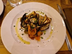 Grilled vegetables at La Pentola Degli Gnomi in Gallipoli