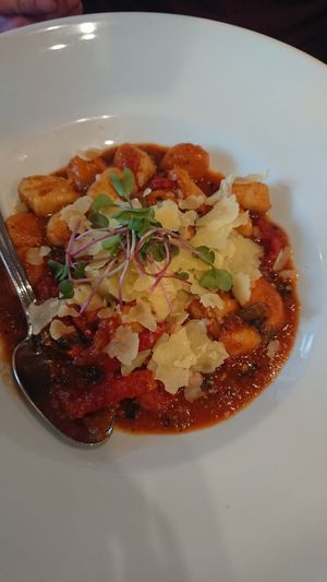Vegetarian Gnocchi at Oxleys Bar & Kitchen in Picton
