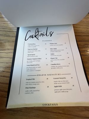   at Oxleys Bar & Kitchen in Picton