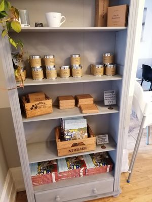 Local items for sale at Courtyard Café in St Albans