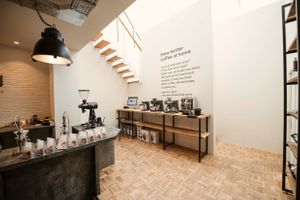 Filter brew station at WAY Specialty Coffee Roasters - Voldersstraat in Ghent