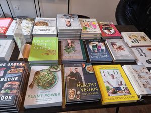 Cookbooks at WAY Specialty Coffee Roasters - Voldersstraat in Ghent